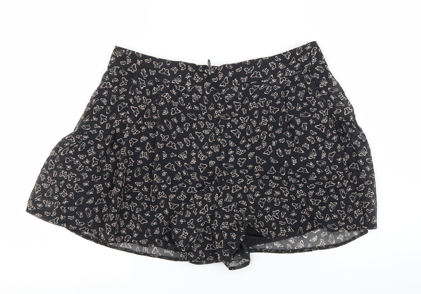 Primark Womens Black   Cut-Off Shorts Size 8