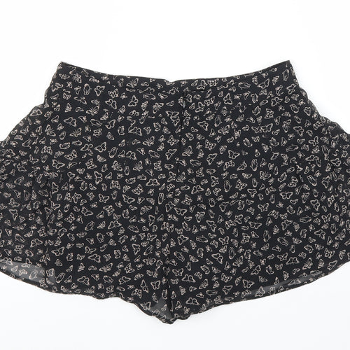 Primark Womens Black   Cut-Off Shorts Size 8