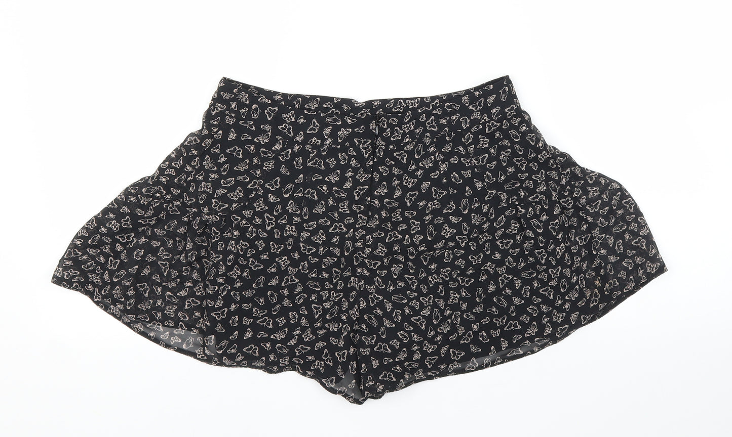 Primark Womens Black   Cut-Off Shorts Size 8