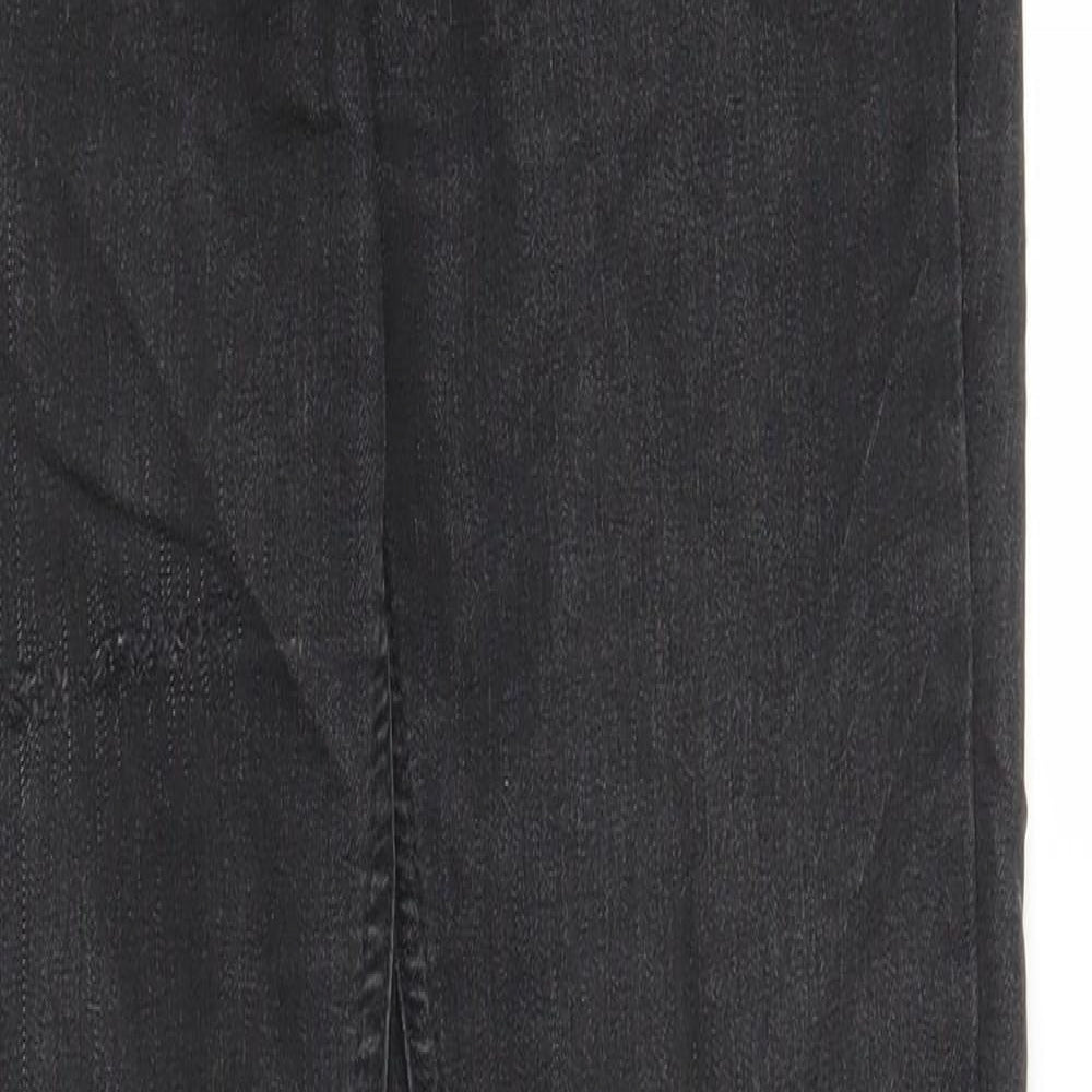 M&S Womens Black  Denim Skinny Jeans Size 6 L27 in