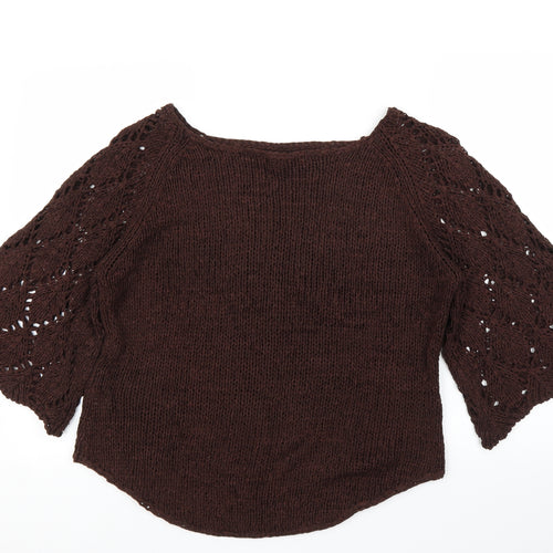 Sydney Easton Womens Brown   Pullover Jumper Size XL