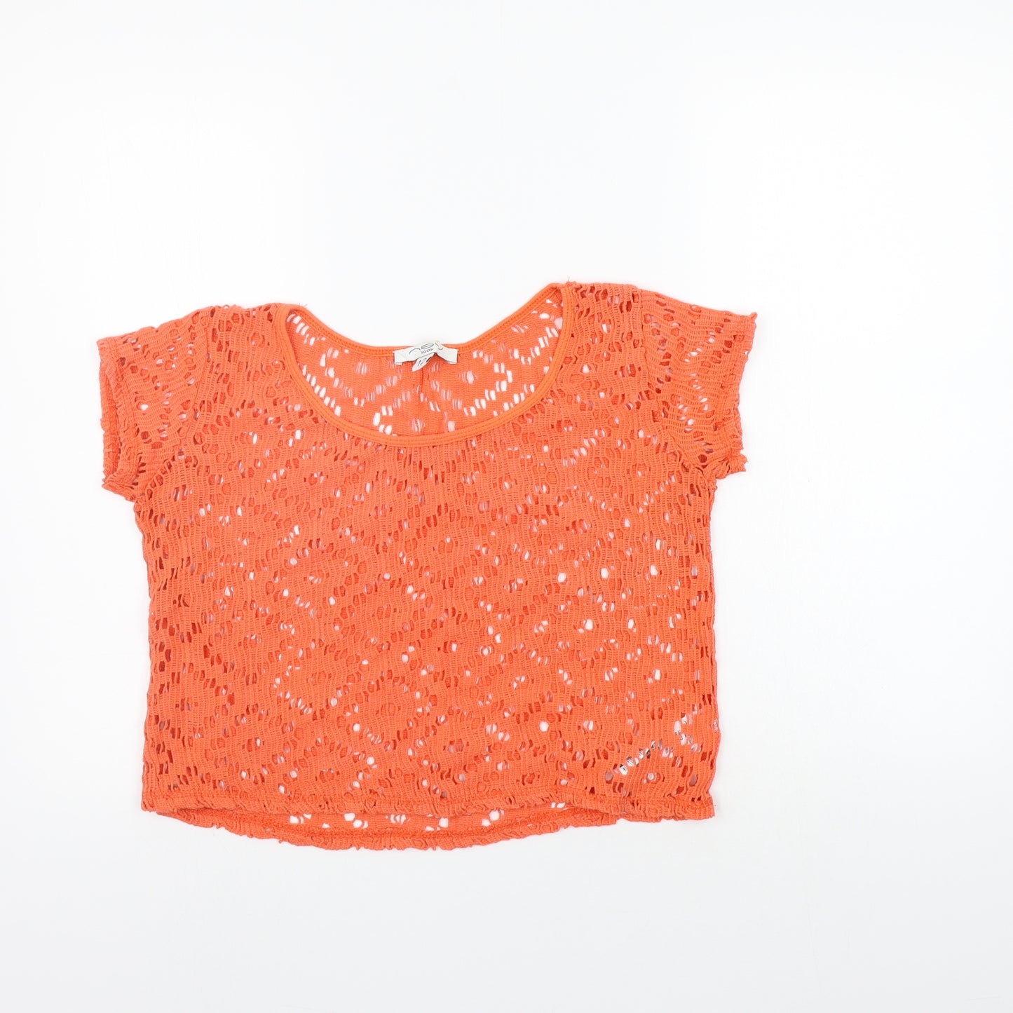 New Look Womens Orange   Basic T-Shirt Size 12