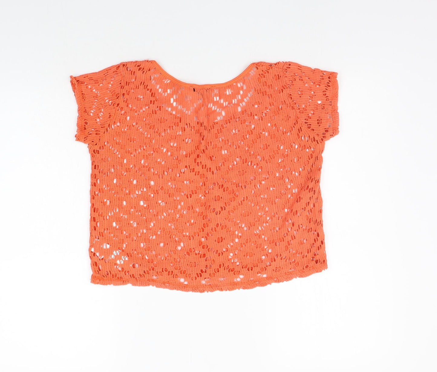 New Look Womens Orange   Basic T-Shirt Size 12