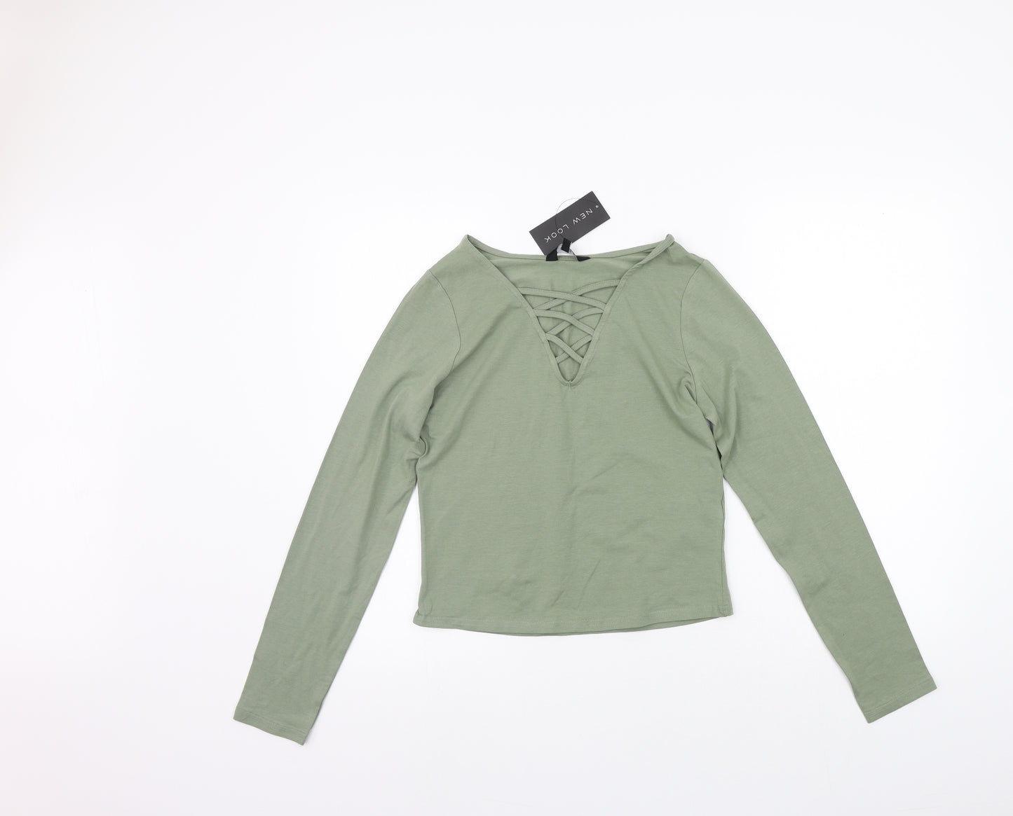 New Look Womens Green   Basic T-Shirt Size 12