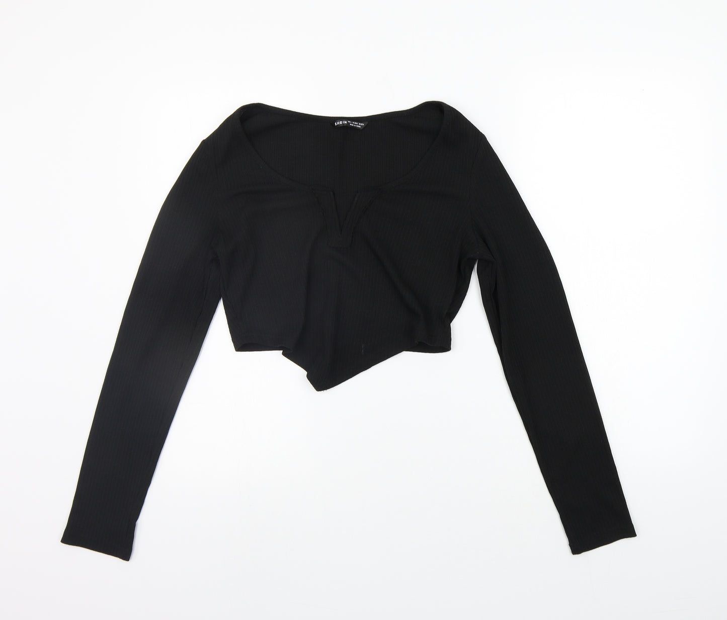 SheIn Womens Black   Basic T-Shirt Size L