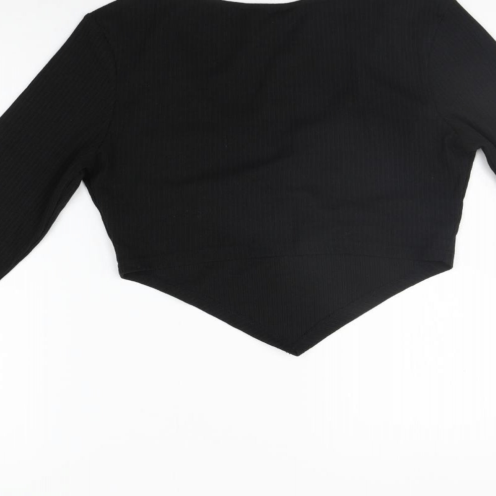 SheIn Womens Black   Basic T-Shirt Size L