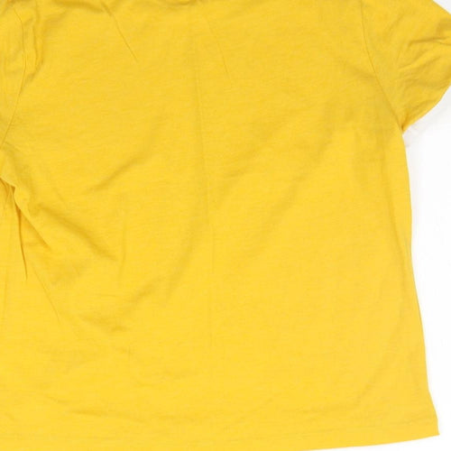 Divided Womens Yellow   Basic T-Shirt Size M
