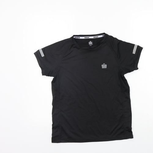 Admiral Girls Black   Basic T-Shirt Size 10-11 Years