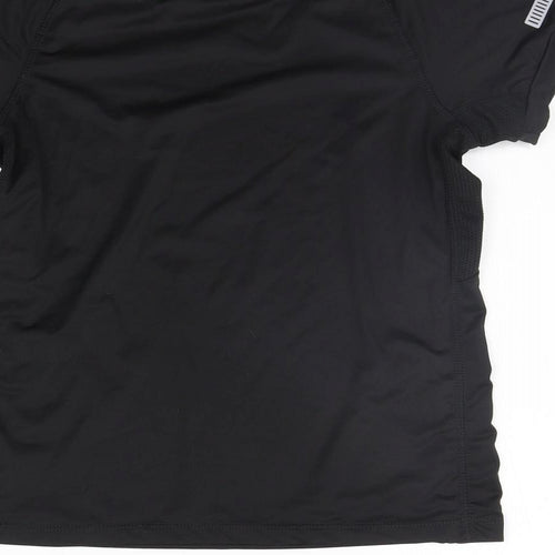 Admiral Girls Black   Basic T-Shirt Size 10-11 Years