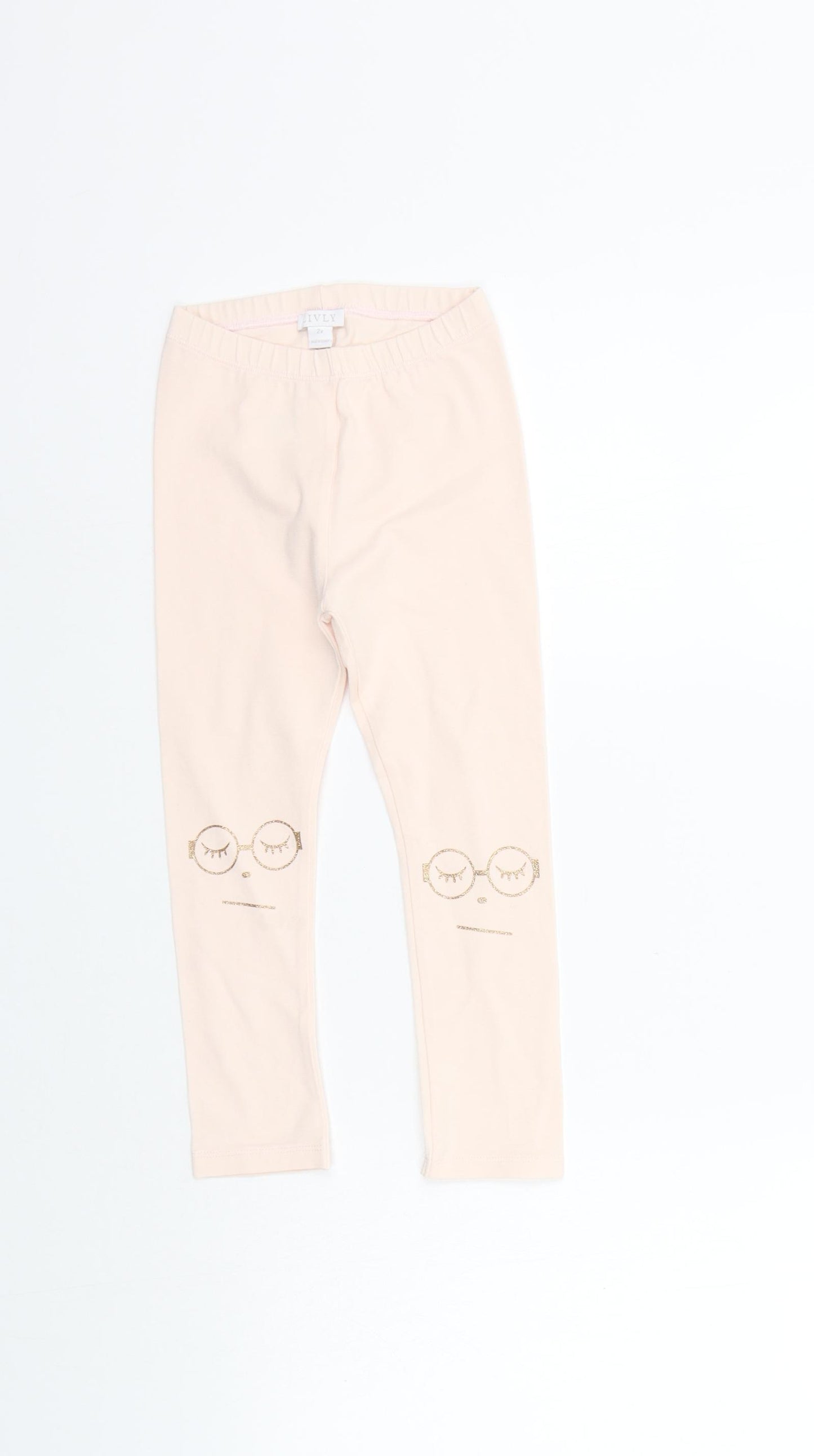 livly Girls Pink   Jegging Trousers Size 2 Years