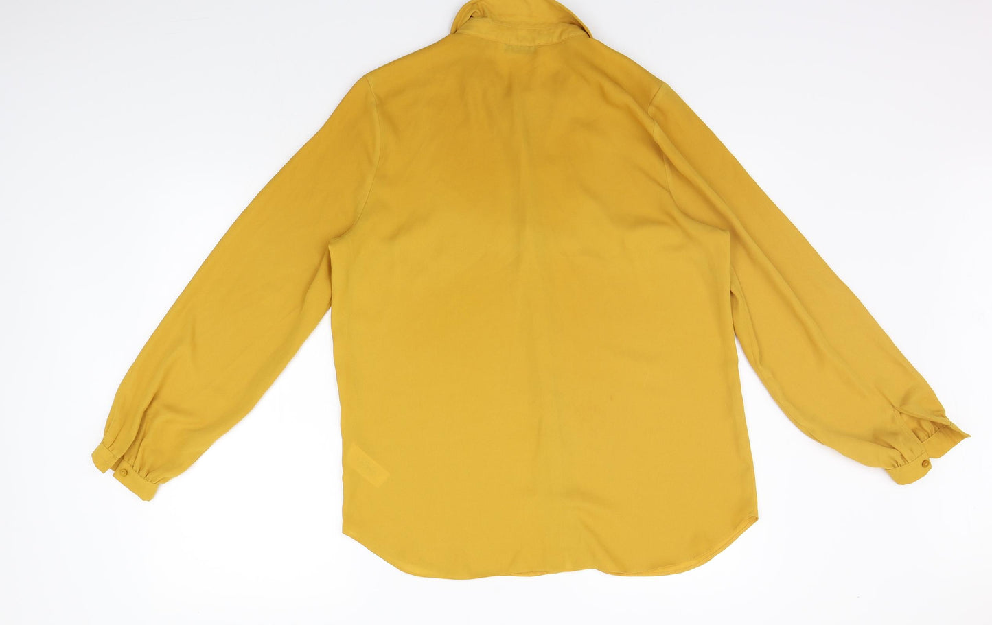 Primark Womens Yellow   Basic Button-Up Size 12