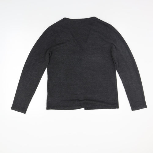 BHS Womens Grey   Cardigan Jumper Size 14