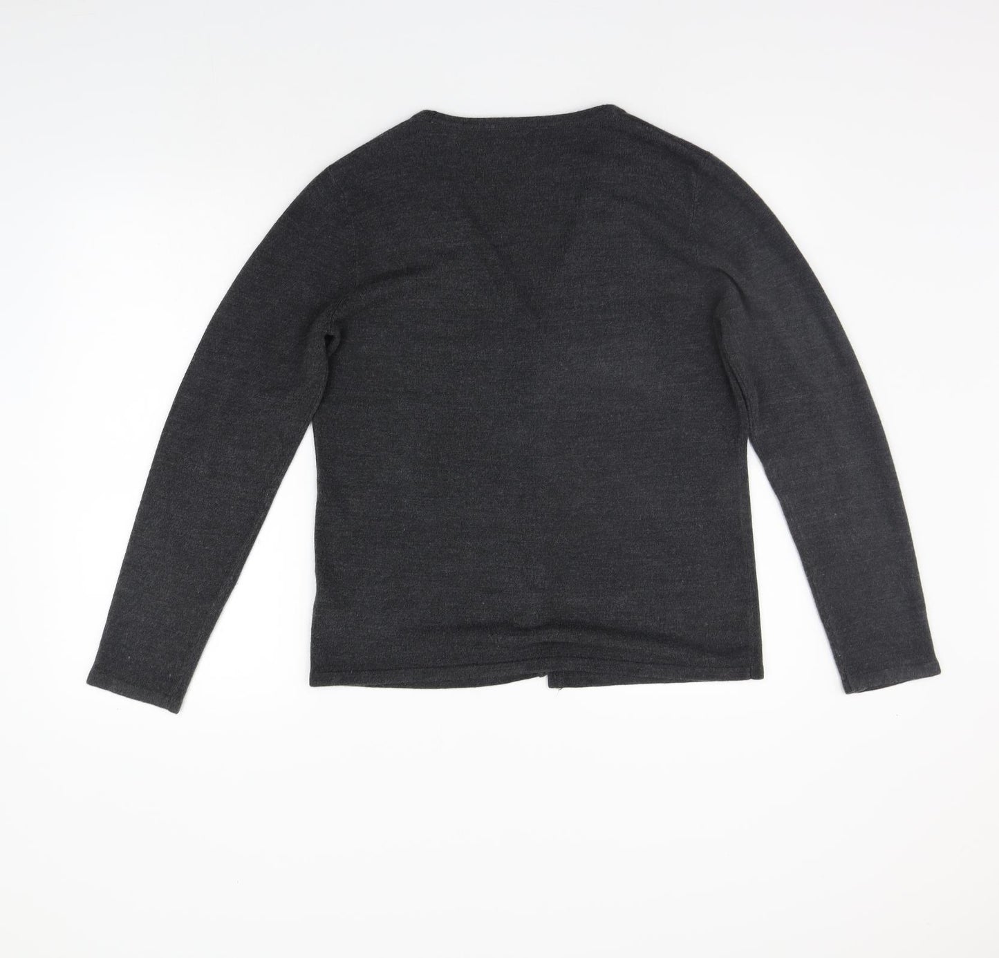 BHS Womens Grey   Cardigan Jumper Size 14