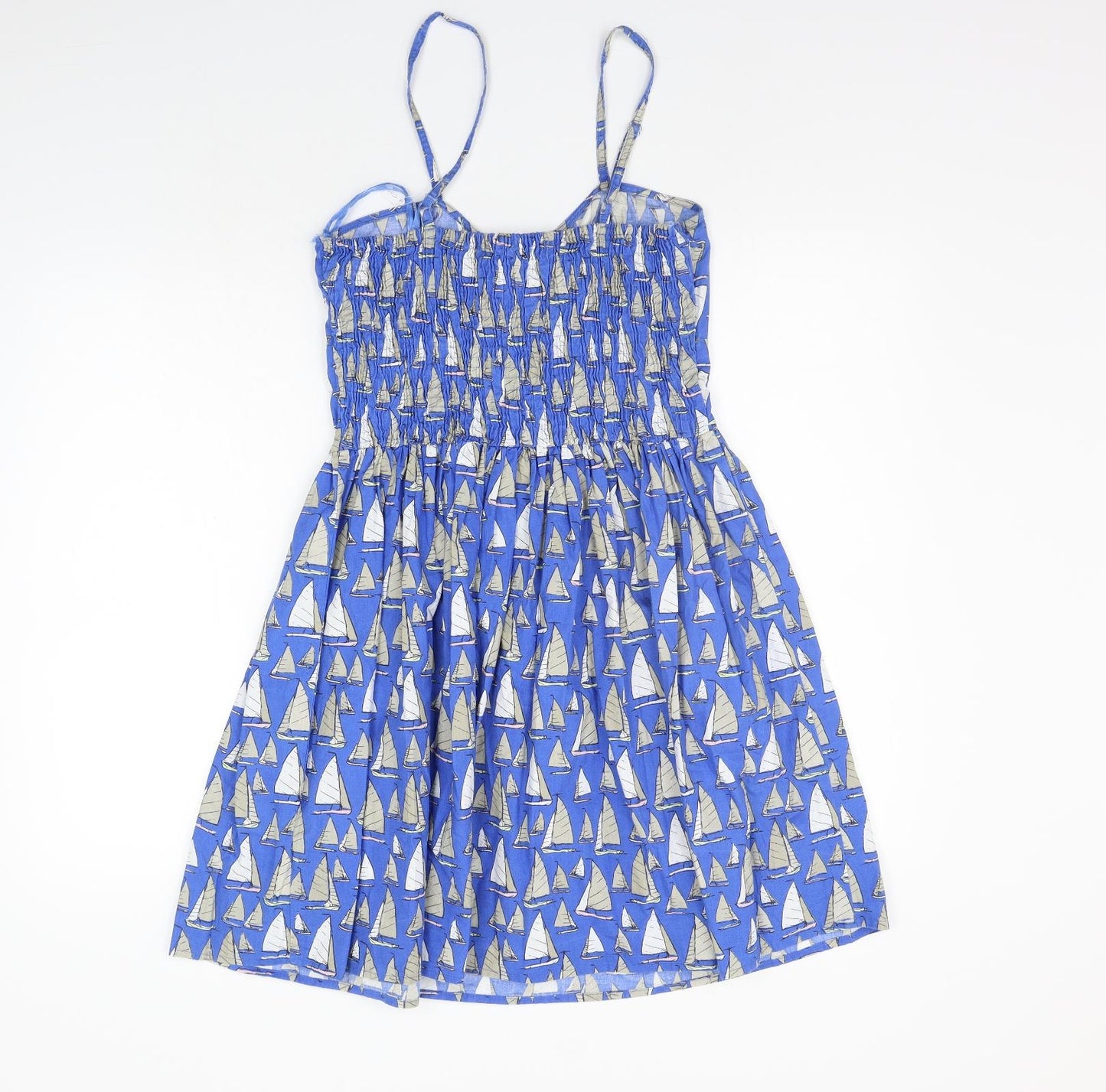 Atmophere Womens Blue Geometric  A-Line  Size 14