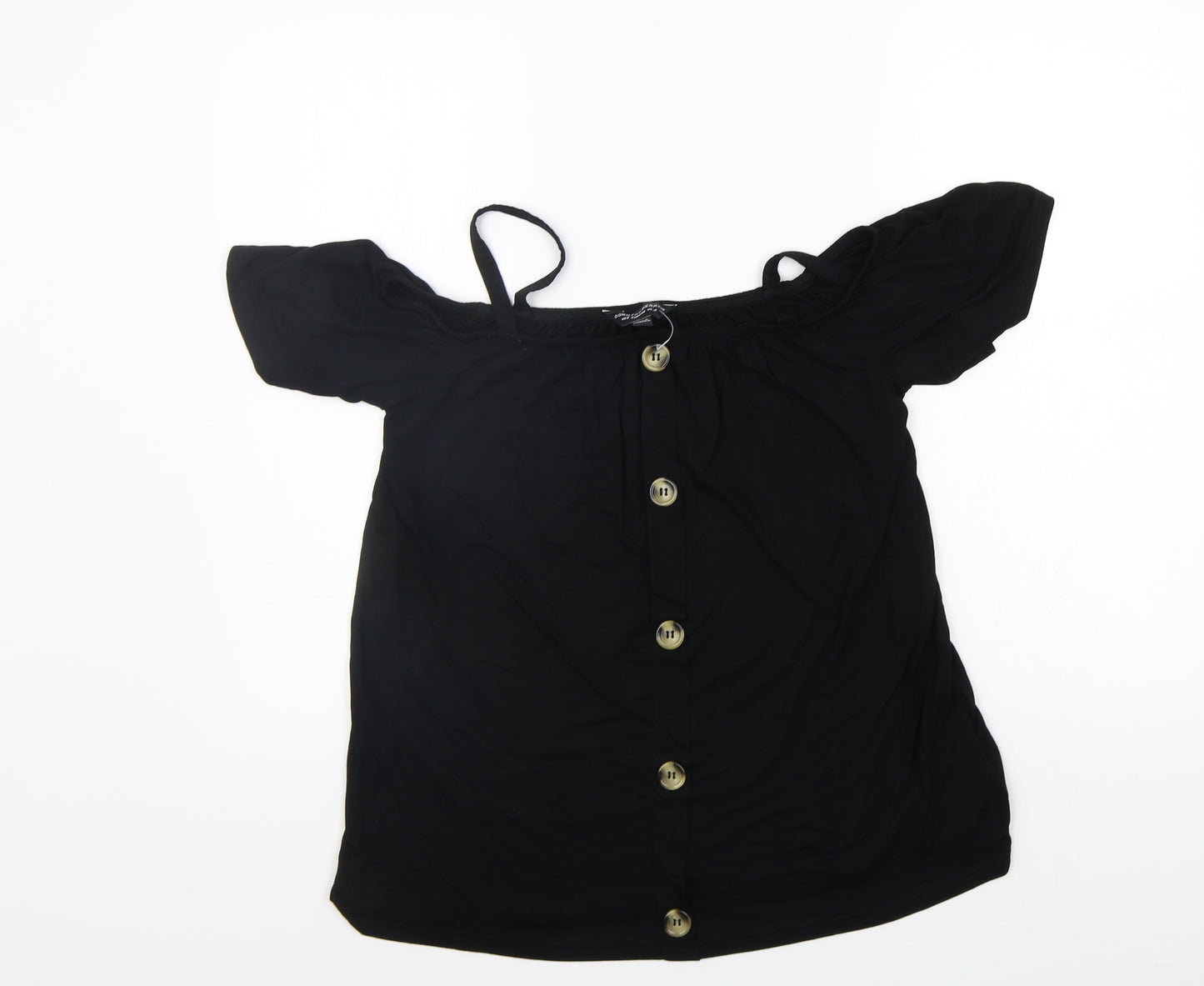 Dorothy Perkins Womens Black   Basic T-Shirt Size 12