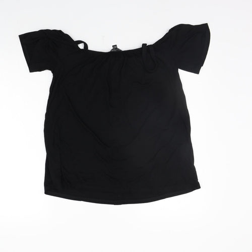 Dorothy Perkins Womens Black   Basic T-Shirt Size 12