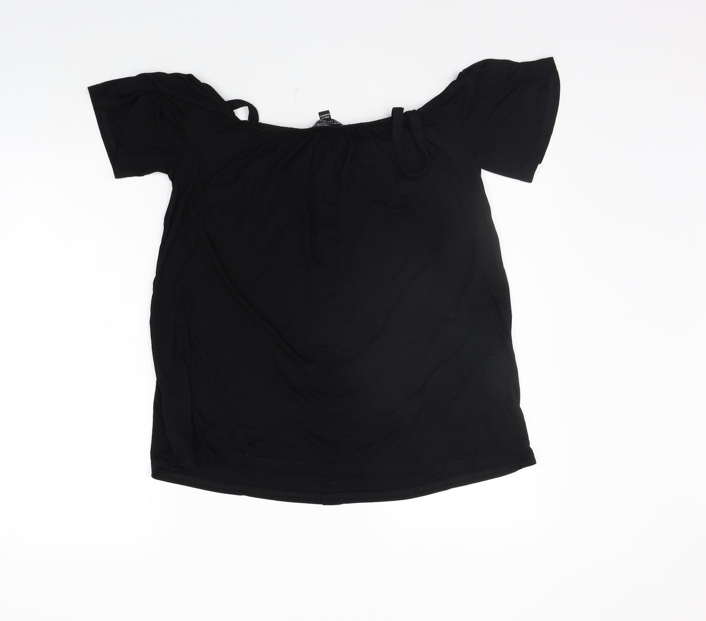 Dorothy Perkins Womens Black   Basic T-Shirt Size 12