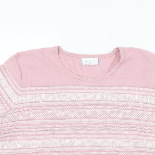Cotsworld Womens Pink   Pullover Jumper Size 2XL