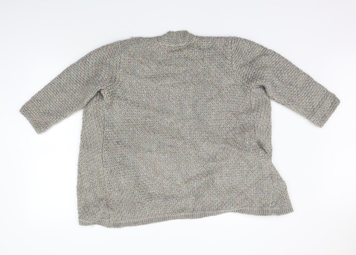 Per Una Womens Grey   Cardigan Jumper Size M
