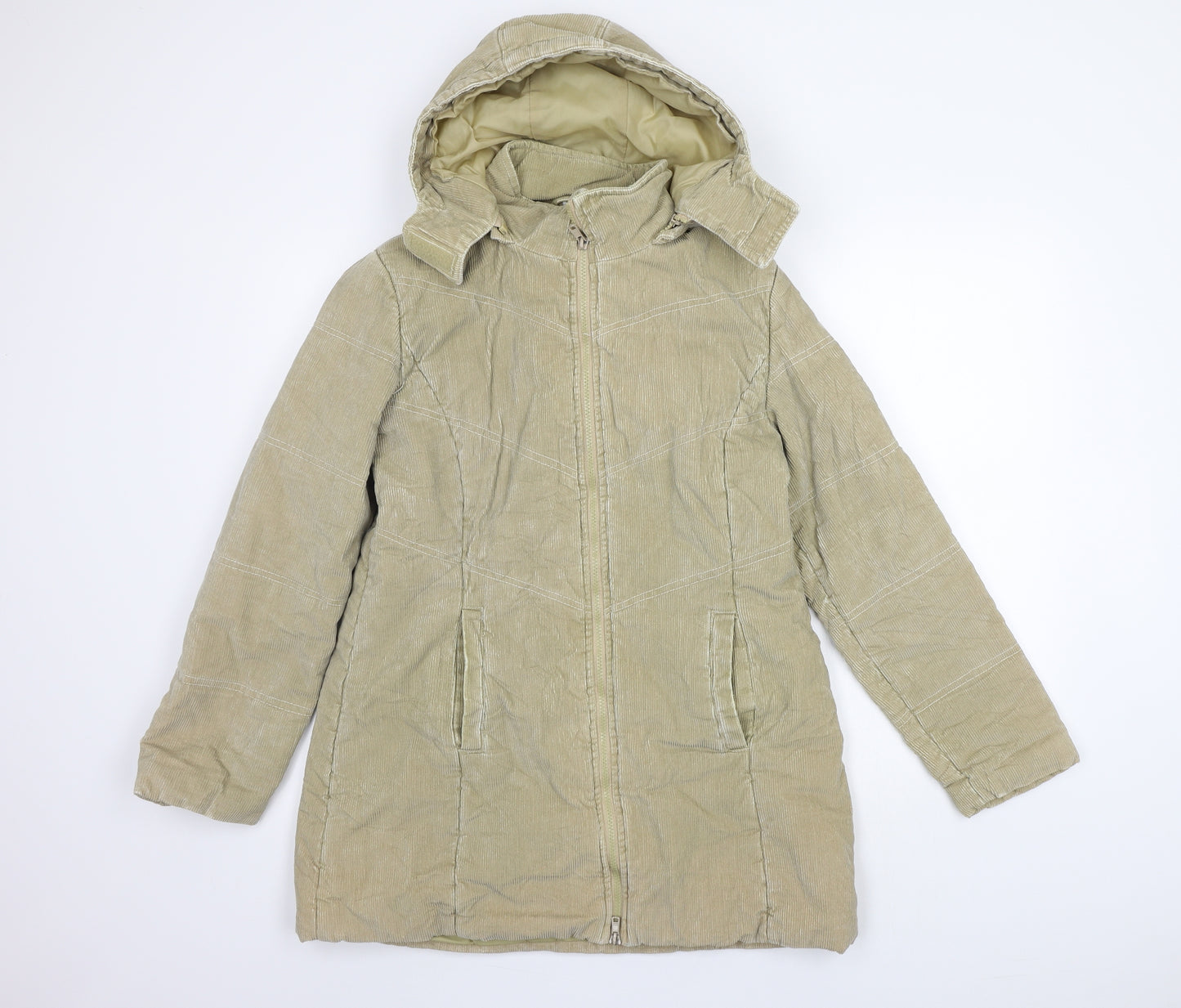 Preworn Womens Beige   Jacket Coat Size M