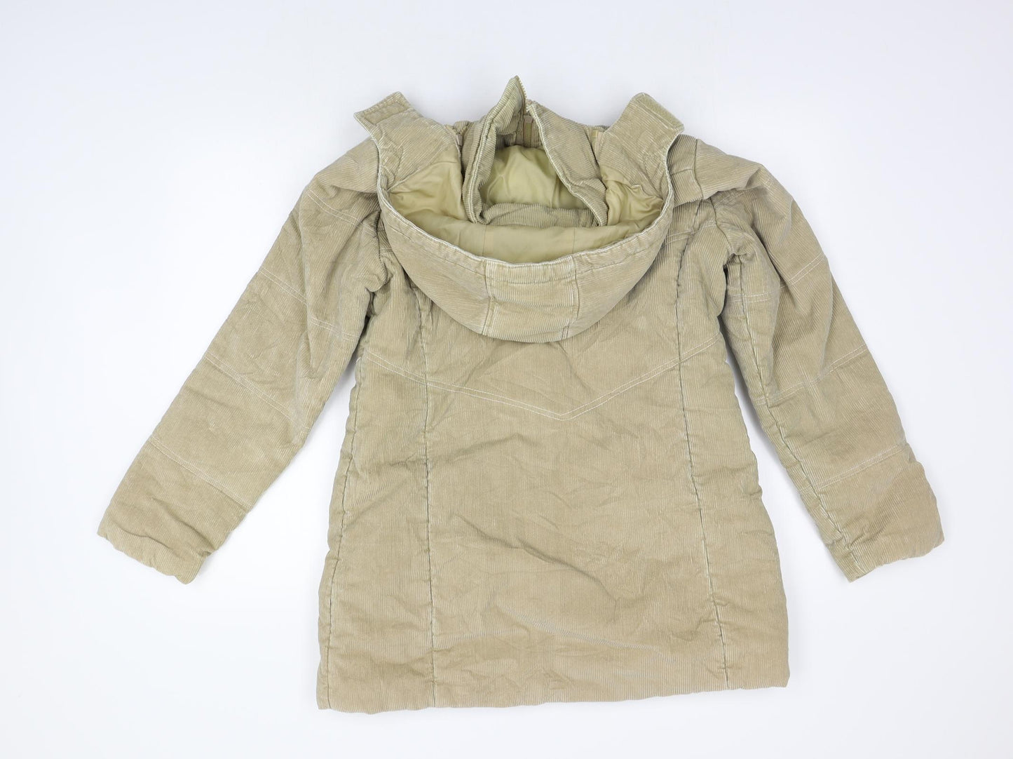 Preworn Womens Beige   Jacket Coat Size M