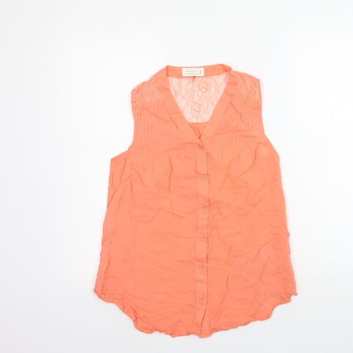 Love Tree Womens Orange   Basic T-Shirt Size S