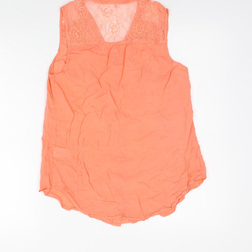 Love Tree Womens Orange   Basic T-Shirt Size S