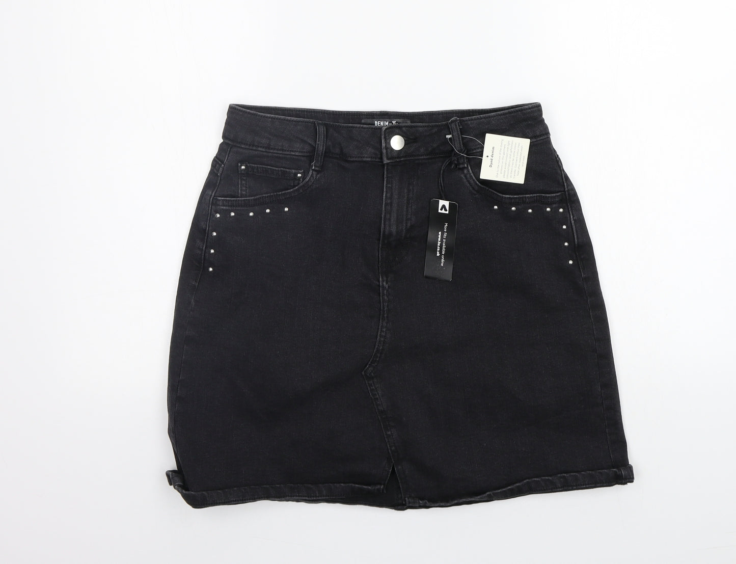 TU Womens Grey   A-Line Skirt Size 10