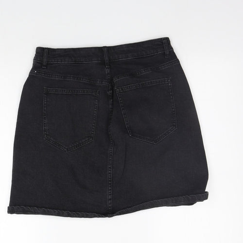 TU Womens Grey   A-Line Skirt Size 10