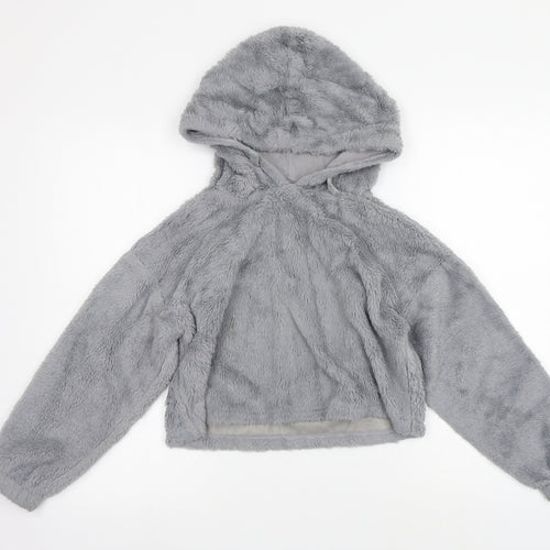 New Look Girls Grey   Pullover Jumper Size 10-11 Years  - washable mark