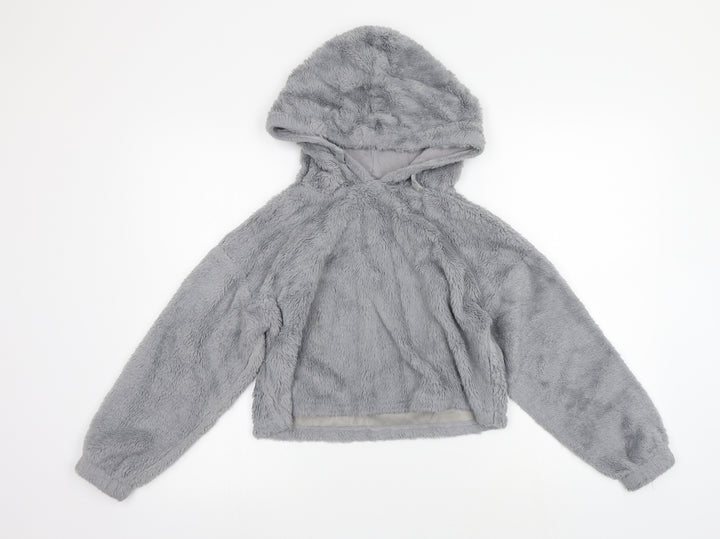 New Look Girls Grey   Pullover Jumper Size 10-11 Years  - washable mark