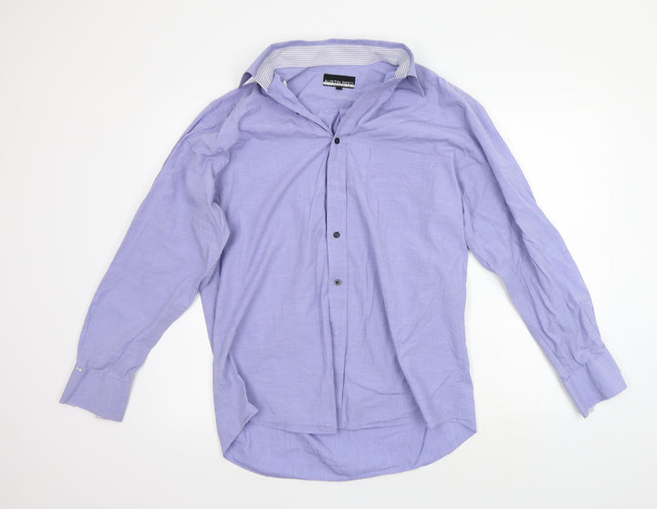 AUTIN REED Mens Blue    Button-Up Size M