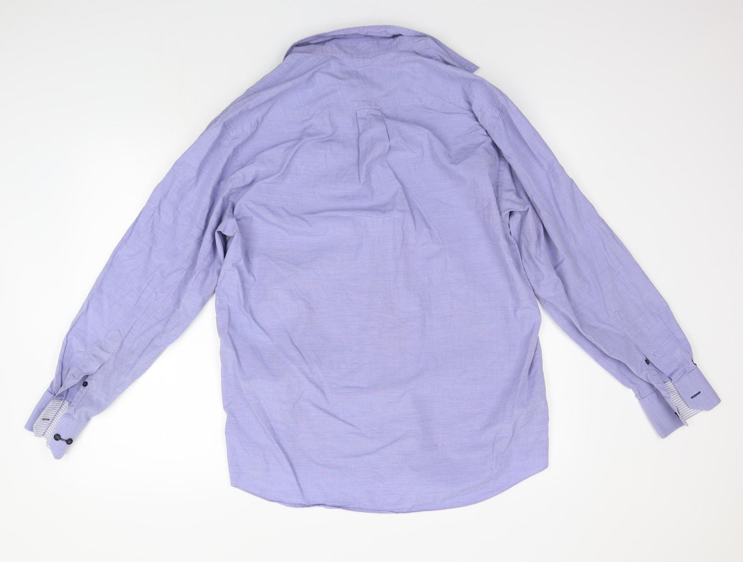 AUTIN REED Mens Blue    Button-Up Size M