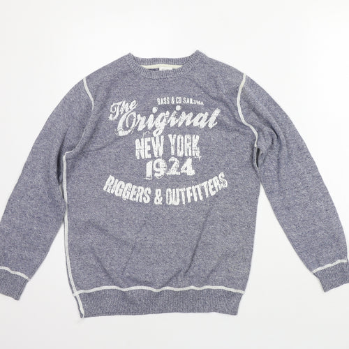 F&F Boys Grey   Pullover Jumper Size 11-12 Years