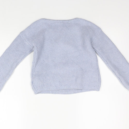 Gap Girls Blue   Pullover Jumper Size M  - SEQUIN