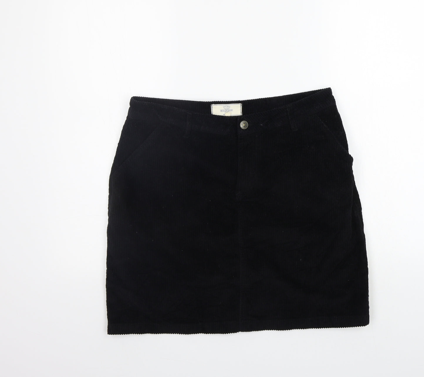 Fat Face Womens Black   A-Line Skirt Size 10