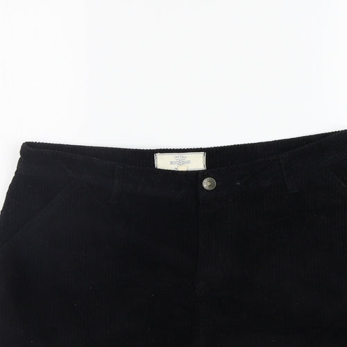 Fat Face Womens Black   A-Line Skirt Size 10