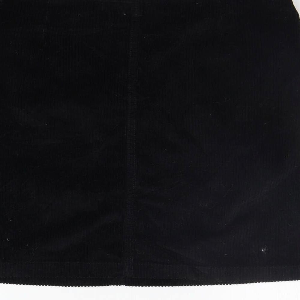 Fat Face Womens Black   A-Line Skirt Size 10