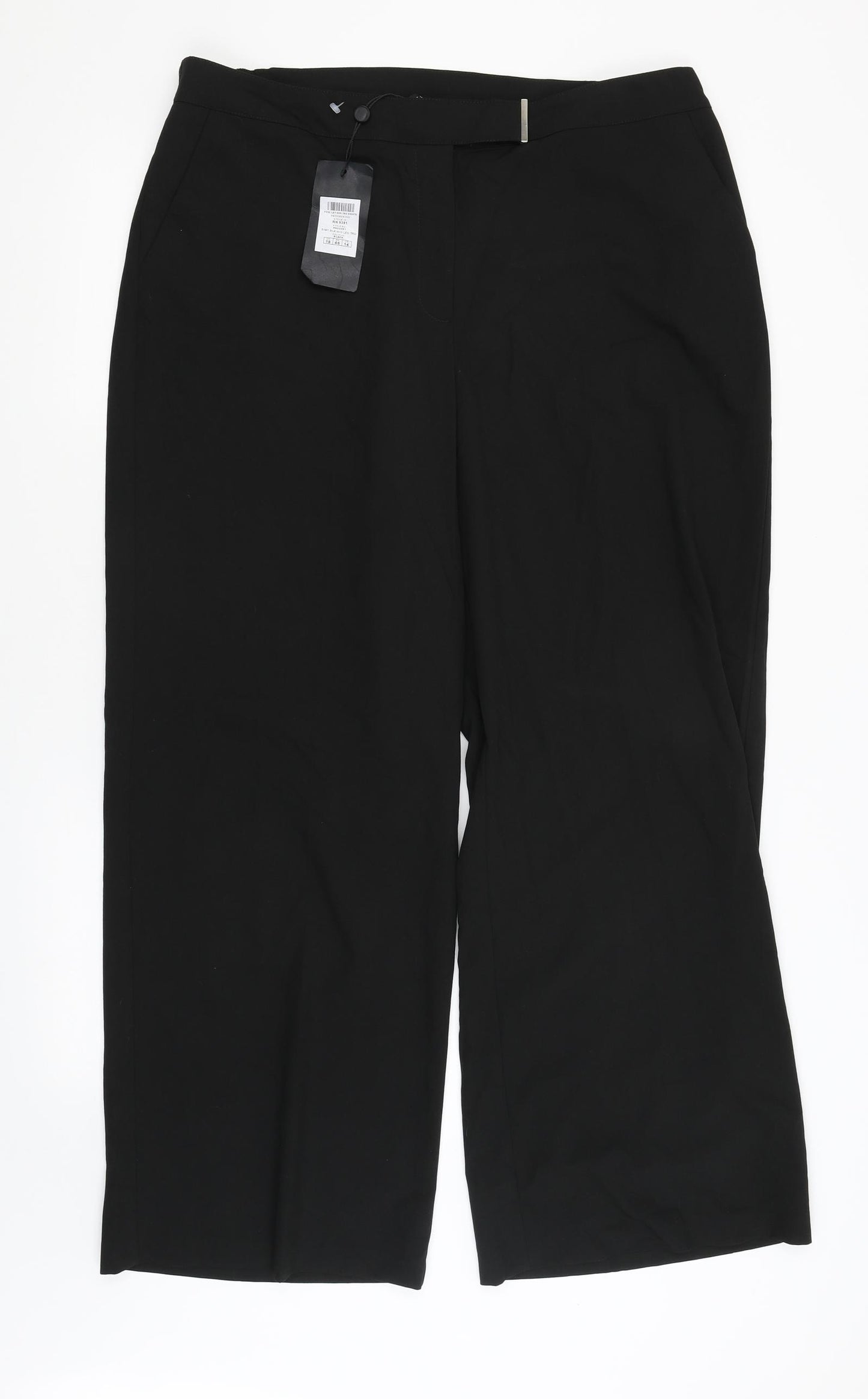 Tailored Womens Black   Dress Pants Trousers Size 18 L28 in