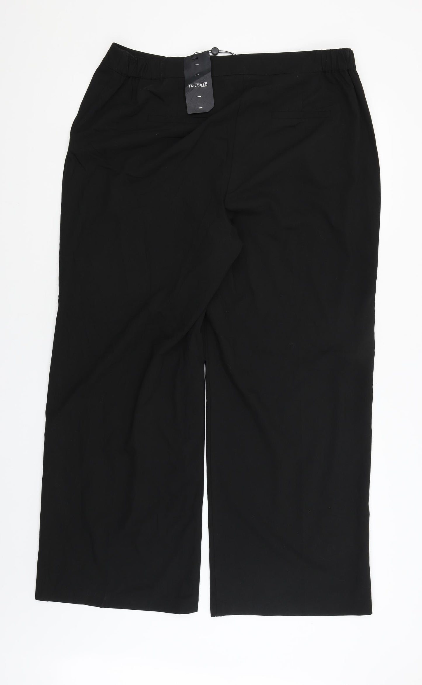 Tailored Womens Black   Dress Pants Trousers Size 18 L28 in