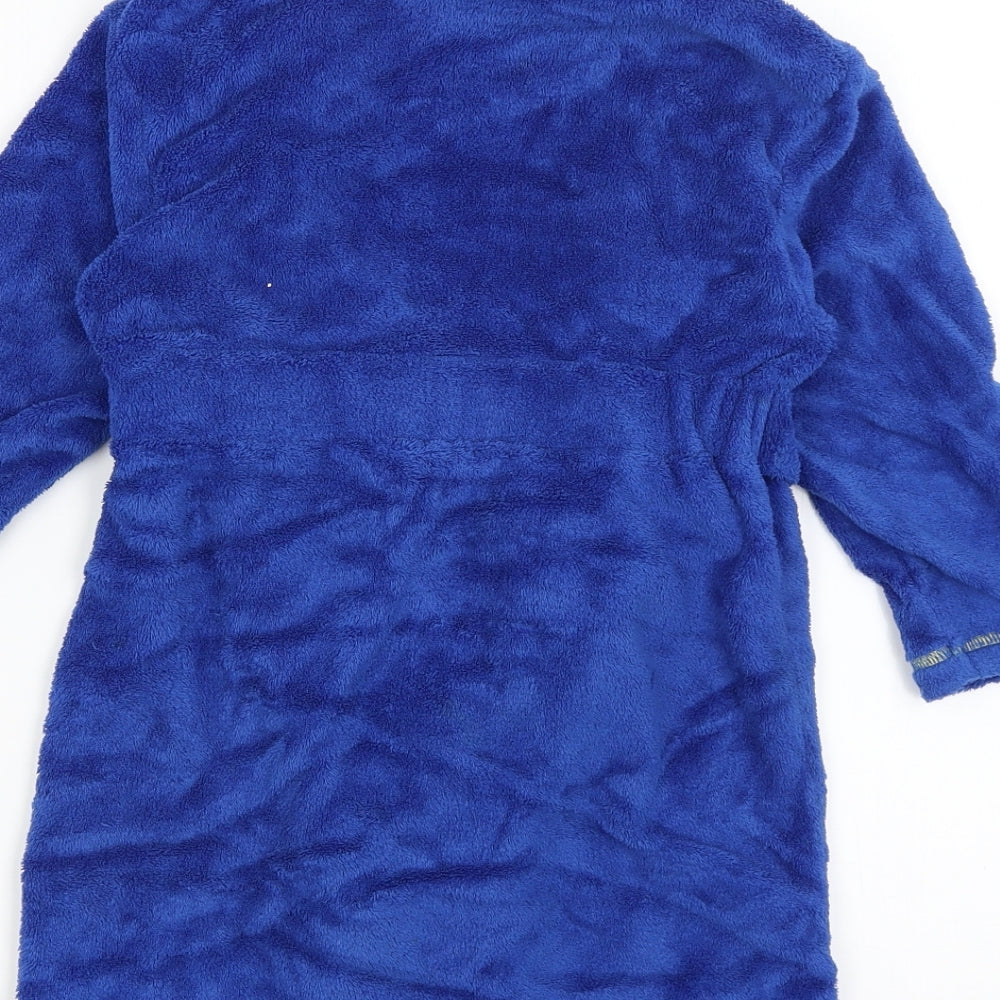 Fireman Sam Boys Blue Solid   Robe Size 4-5 Years