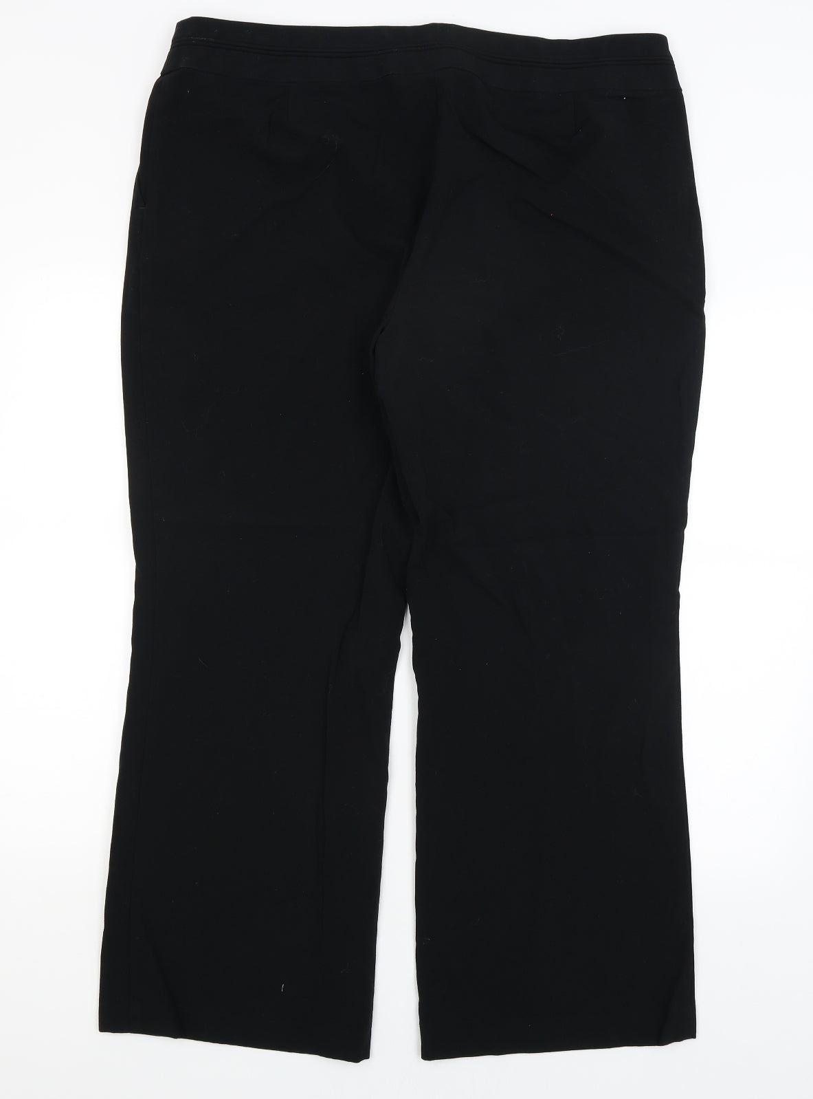 M&S Womens Black   Dress Pants Trousers Size 20 L29 in
