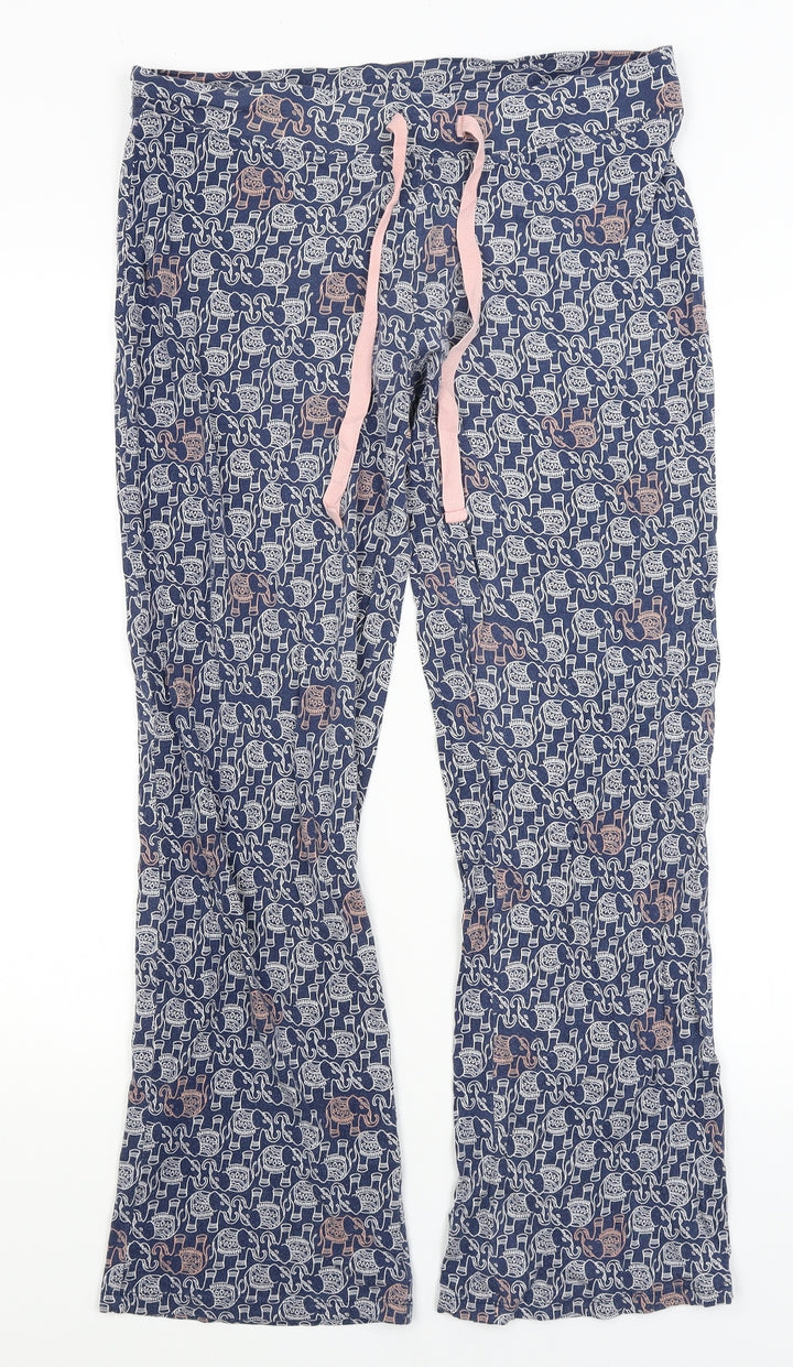 Cynthia Rowley Womens Blue Jegging Trousers Size S L28 in - Elephants