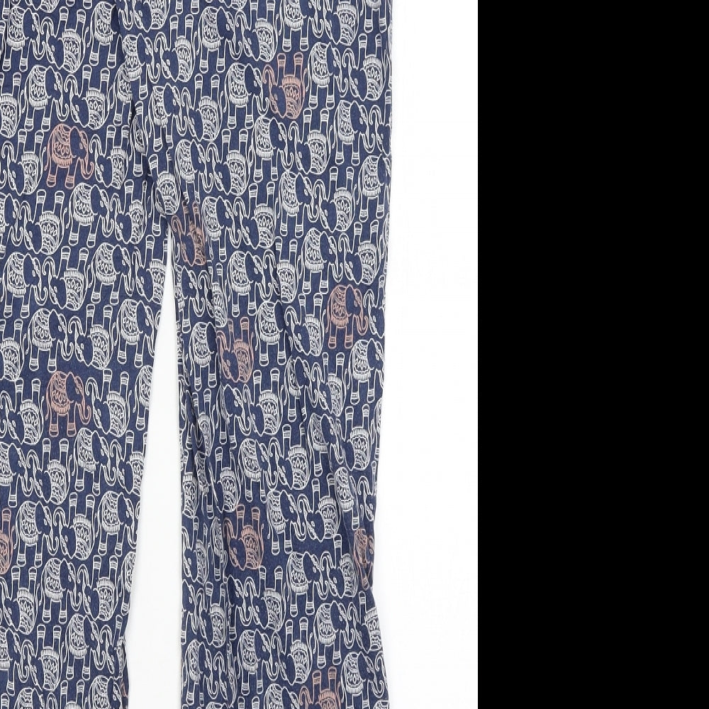 Cynthia Rowley Womens Blue   Jegging Trousers Size S L28 in - Elephants
