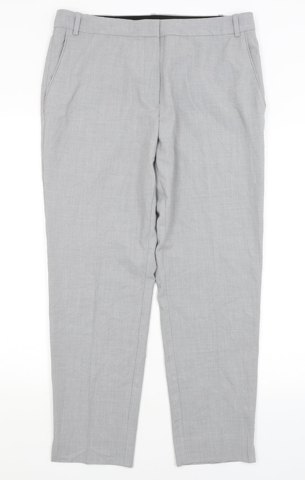Camaieu Womens Grey   Dress Pants Trousers Size 16 L28 in
