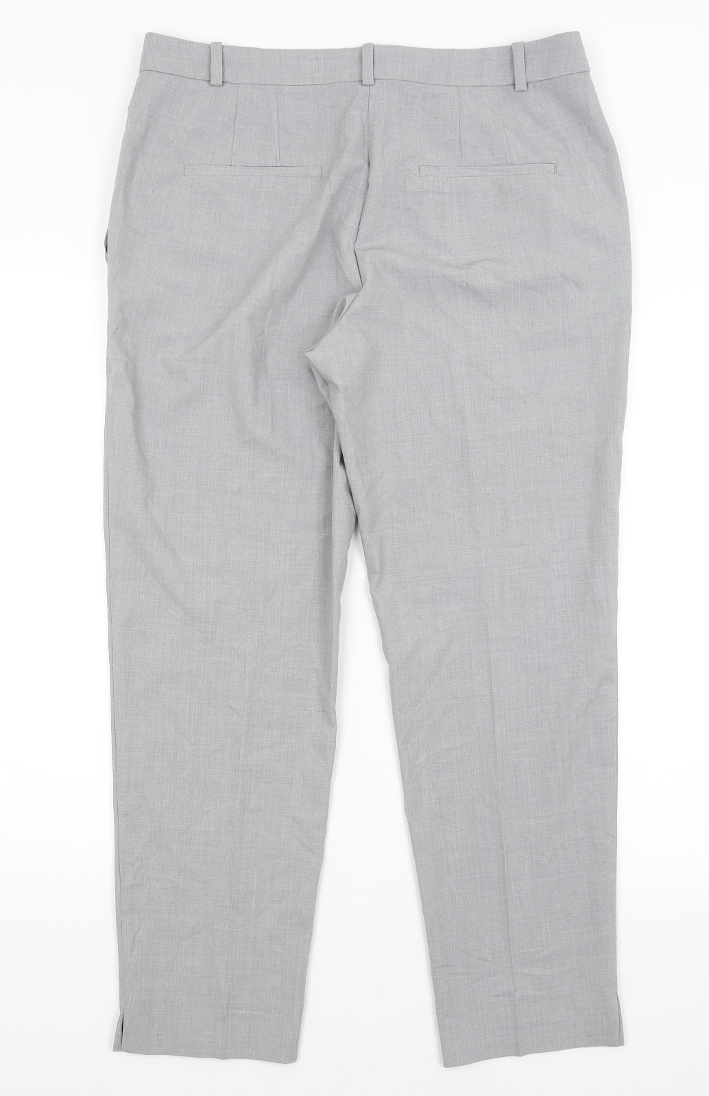 Camaieu Womens Grey   Dress Pants Trousers Size 16 L28 in