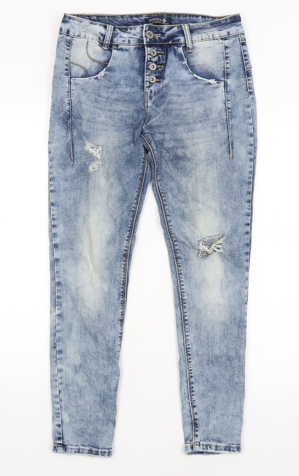 Toxik3 Womens Blue   Skinny Jeans Size 10 L26 in