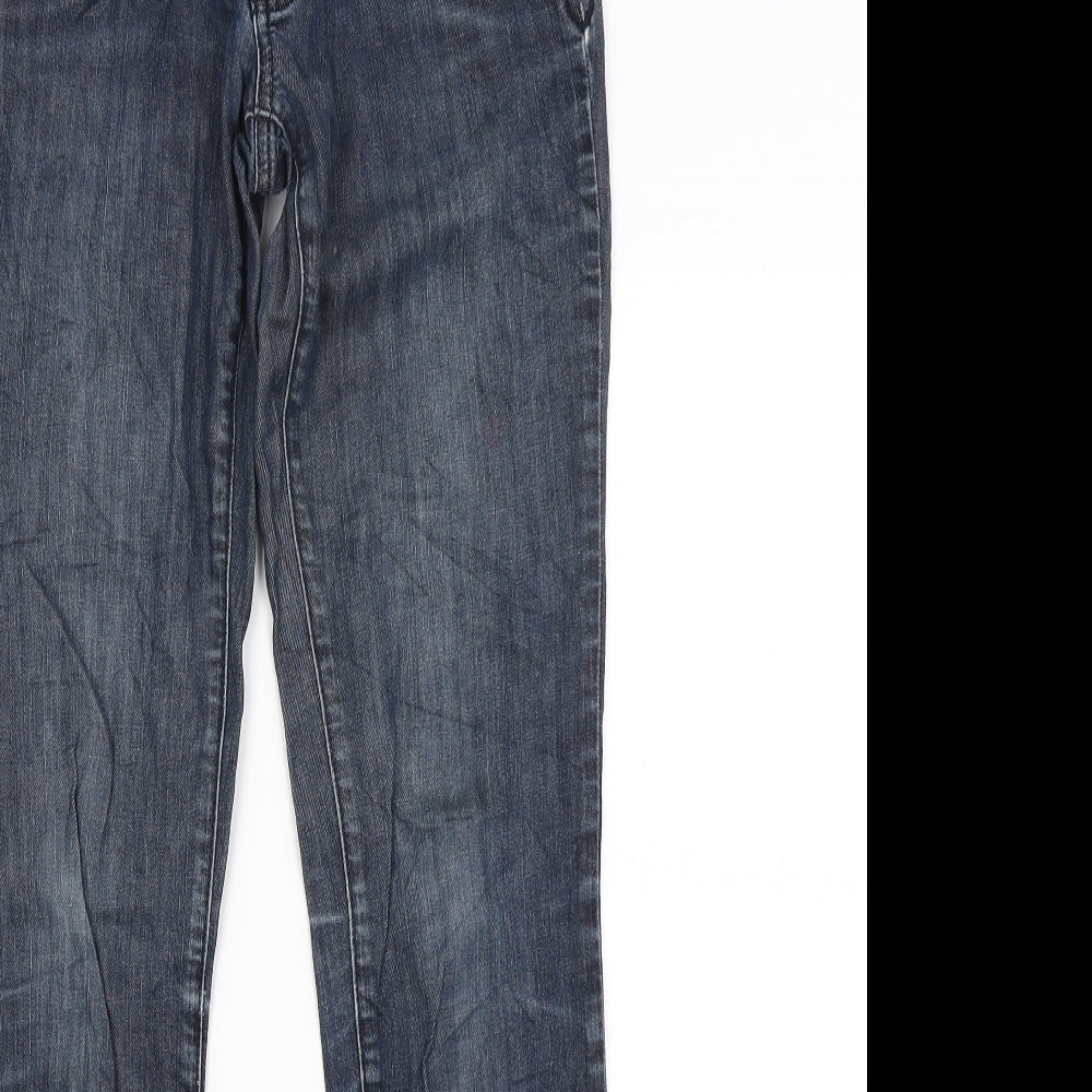 VERO MODA Womens Blue   Straight Jeans Size 10 L32 in