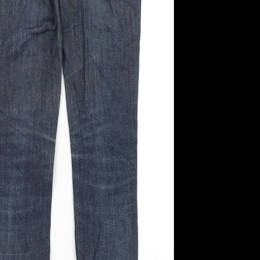 VERO MODA Womens Blue   Straight Jeans Size 10 L32 in