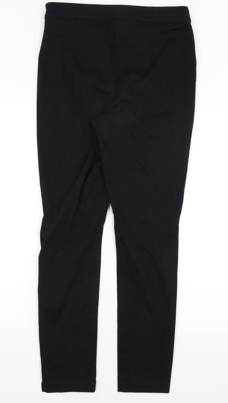 NEXT Womens Black   Capri Trousers Size 12 L28 in